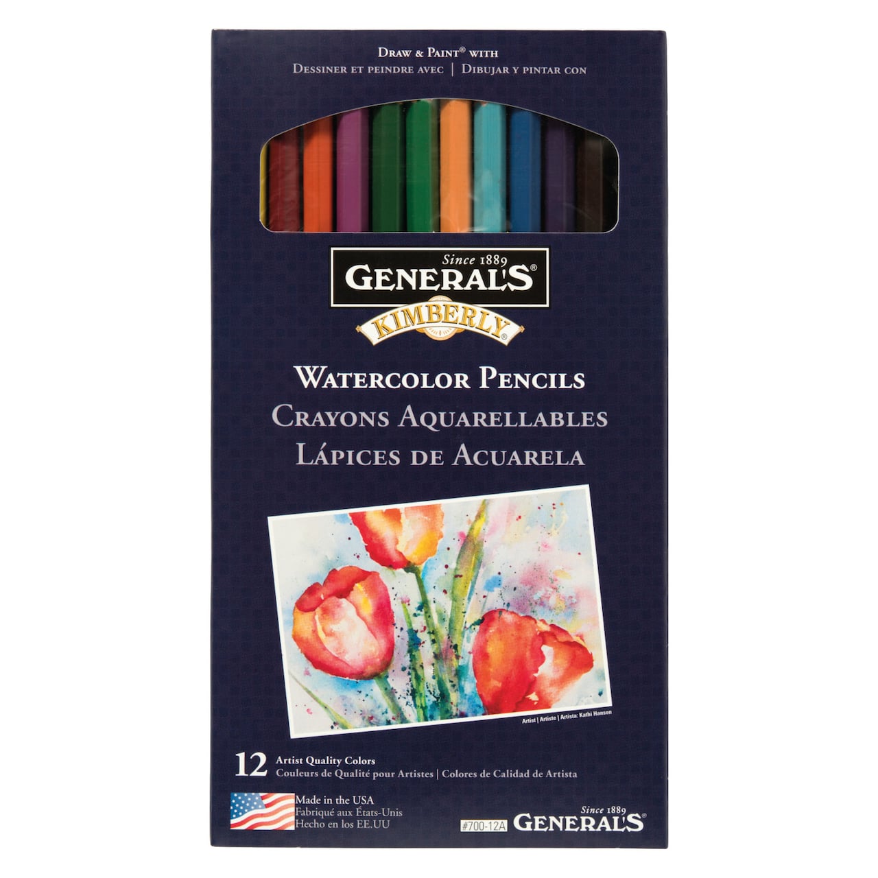 General&#x27;s&#xAE; Kimberly&#xAE; Watercolor Pencil 12 Color Set